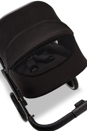 Dvojkombinace kočárku Moon RESEA + 2024 Moss Green - Varianta: RESEA + - Black