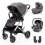 Trojkombinace kočárku Zopa QUEST + adaptéry 2023 - Varianta: Vulcan Black/Silver