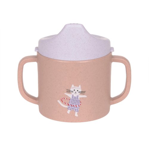 LÄSSIG Sippy Cup PP/Cellulose Tiny Team cat - Varianta: LÄSSIG Sippy Cup PP/Cellulose Tiny Team cat