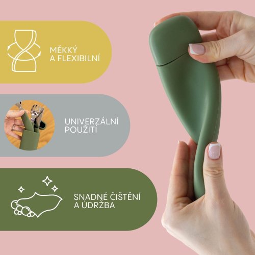 Silikonové pouzdro na příbor Zopa 2025 - Varianta: Forest Green