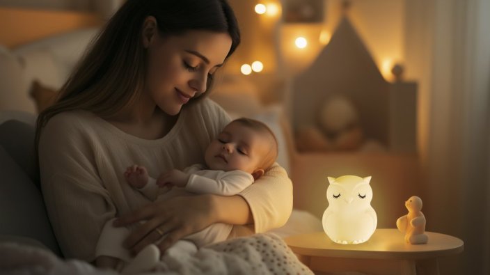 Silikonová LED noční lampičkaZopa s hudbou vel. L 2025 - Varianta: Rabbit