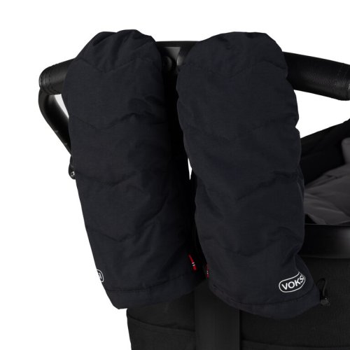 Zimní rukavice Voksi na kočárek 2025 - Varianta: Voksi Stroller Mittens black light grey