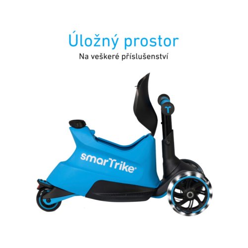 Multifunkční koloběžka SmarTrike XTEND RIDE-ON 2025 - Varianta: smarTrike Xtend Ride-on 2025 blue