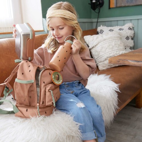 Nerezová láhev Lässig LITTLE GANG 2025 - Varianta: LÄSSIG Bottle Stainless Steel Little Gang 2025 heart lilac