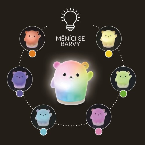 Silikonové závěsné LED světýlko Zopa 2025 - Varianta: Rabbit
