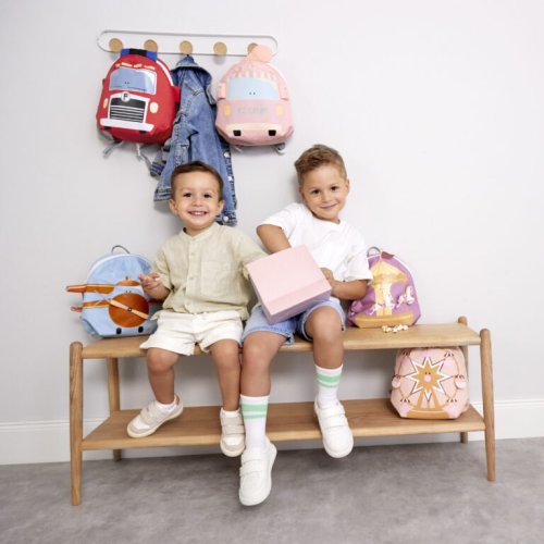 Dětský batůžek Lässig TINY DRIVERS 2025 - Varianta: LÄSSIG Tiny Backpack Tiny Drivers 2025 ballon