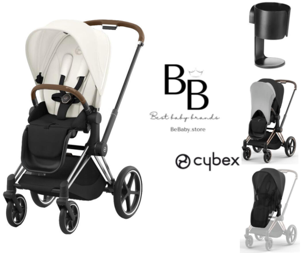 Set Cybex Priam 4 Chrome Brown + Seat Pack 2024 s doplňky ZDARMA