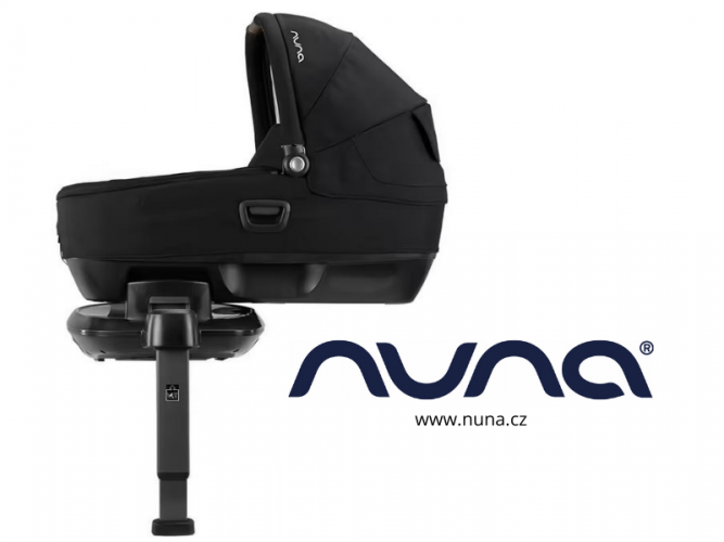 Hlboká korba a autosedačka Nuna CARI NEXT + základna BASE NEXT 2022 - Barevné varianty Nuna: Caviar