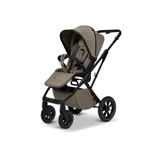 Kombinovaný kočárek Moon PIÚ 2025 Black matt