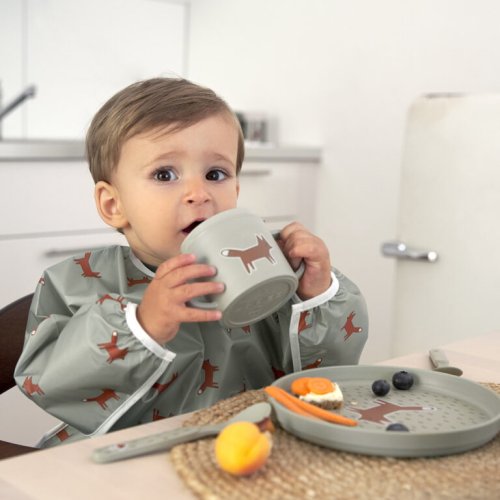 LÄSSIG Sippy Cup PP/Cellulose Tiny Team cat - Varianta: LÄSSIG Sippy Cup PP/Cellulose Tiny Team cat