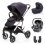 Trojkombinace kočárku Zopa QUEST + adaptéry 2023 - Varianta: Vulcan Black/Silver