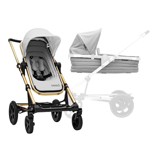 Trojkombinace kočárku Britax/Römer SEED PAPILIO COPPER 2020 - Varianta: Black/Black