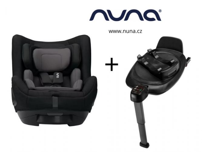 Autosedačka Nuna TODL NEXT + otočná základňa BASE NEXT 2023 - Barevné varianty Nuna: Caviar