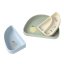 Silikonový jídelní set Lässig HAPPY FRUITS 2025 - Varianta: LÄSSIG Dish Set Silicone Section Happy Fruits 2025 cherry