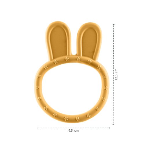 Silikonové kousátko RABBIT Zopa 2025 - Varianta: Mustard Yellow
