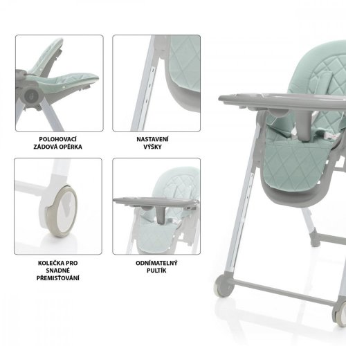 Dětská jídelní židlička Zopa SPACE 2023