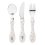 Dětský příbor 3pcs Lässig Garden/Little 2025 - Varianta: LÄSSIG Cutlery 3pcs Garden Explorer