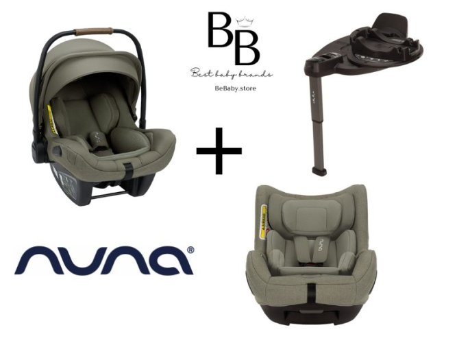 Set autosedačky Nuna PIPA Next + TODL Next + otočná základňa BASE CURV 2025 - Varianta: Cedar