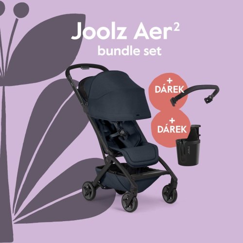 Sportovní kočárek Joolz AER2 BUNDLE SET s držákem na nápoje a madlem 2026