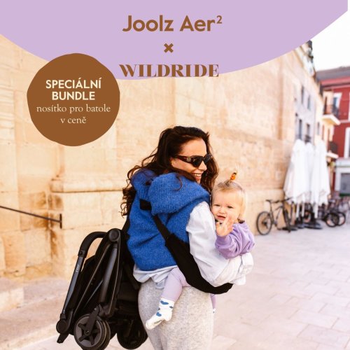 Sportovní kočárek Joolz AER2 s nosítkem Wildride l 2026 - Varianta: Dark Navy blue