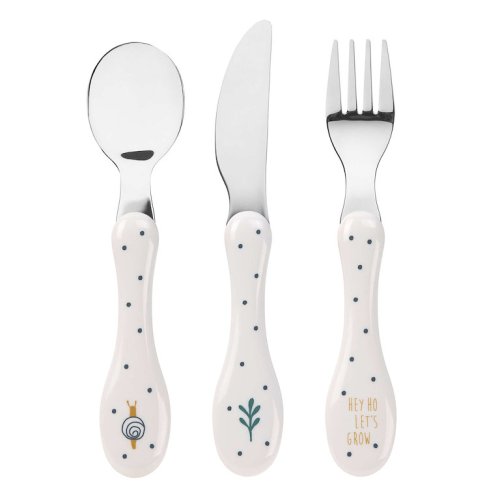 Dětský příbor 3pcs Lässig Garden/Little 2025 - Varianta: LÄSSIG Cutlery 3pcs Garden Explorer