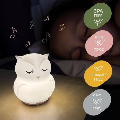 Silikonová LED noční lampičkaZopa s hudbou vel. L 2025 - Varianta: Rabbit
