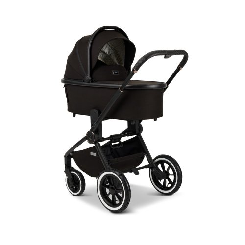 Dvojkombinace kočárku Moon RESEA + 2024 Moss Green - Varianta: RESEA + - Black