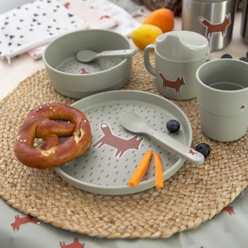 LÄSSIG Plate PP/Cellulose Little Forest fox