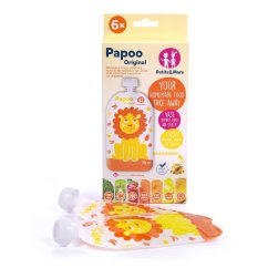 Vrecko na jedlo Petite&Mars PAPOO 2024 - 6 kusov