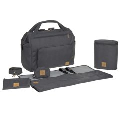 Přebalovací taška Lässig pro dvojčata GLAM GOLDIE TWIN 2025 - Anhracite