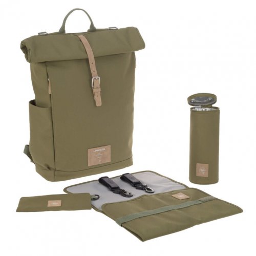 Prebaľovací batoh Lässig ROLLTOP 2023 - Varianta: Green Label Rolltop Backpack anthracite