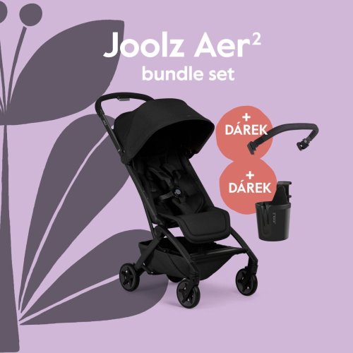 Sportovní kočárek Joolz AER2 BUNDLE SET s držákem na nápoje a madlem 2026