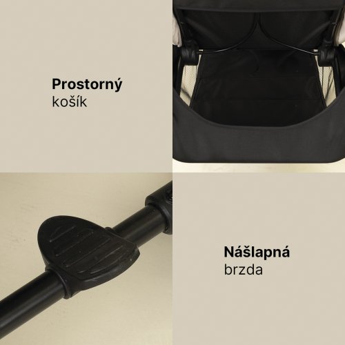Sportovní kočárek Moya - Varianta: Kodi Bronze