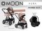 Trojkombinace kočárku Moon AURA - Kombi 2026
