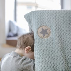 Dvojitá deka Little Angel MAZLÍK OUTLAST 2022 - Lišajník / sv.šedá