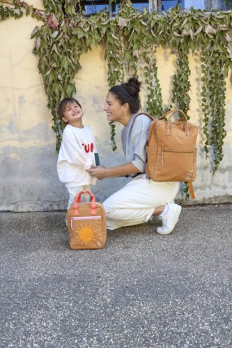 Dětský batůžek Lässig LITTLE ONE & ME 2025 - Varianta: LÄSSIG Green Label Little One & Me Square Backpack Small Gots 2025 caramel