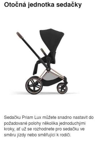 Set Cybex Priam 4 Chrome Brown + Seat Pack 2024 s doplňky ZDARMA