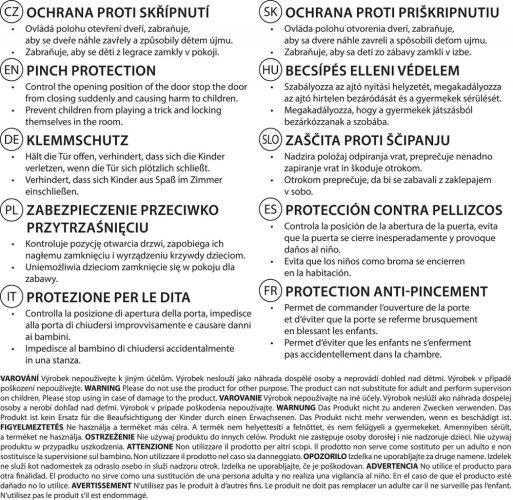 Ochrana proti skřípnutí - Varianta: white