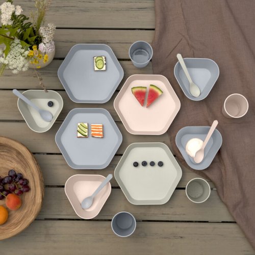 Dětská miska Lässig Geo 2023 - Varianta: LÄSSIG Bowl Geo 2023 grey-blue