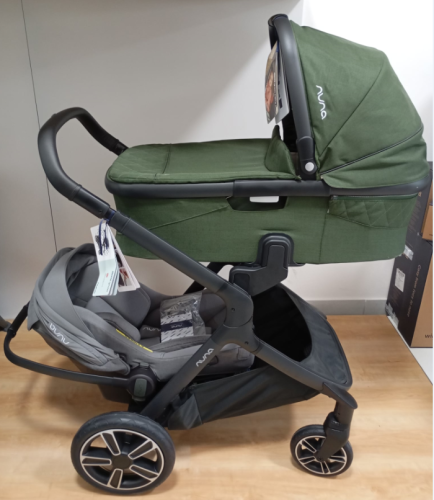 Set dvojčatový/sourozenecký kočárek Nuna DEMI Grow + korba