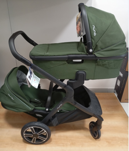 Set dvojčatový/sourozenecký kočárek Nuna DEMI Grow + korba