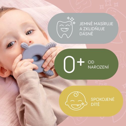 Silikonové dřevěné kousátko Zopa 2025