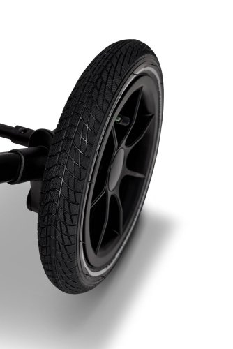 Dvojkombinace kočárku Moon PIÚ Extra set 2025 Black matt - Varianta: Black matt - MUD