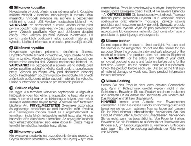 Silikonové kousátko Petite&Mars TAKE&MATCH 2024 0m+ - Varianta: 701818