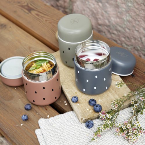 Termoska na jídlo Lässig HAPPY PRINTS 2025 - Medium - Varianta: LÄSSIG Food Jar Medium Happy Prints caramel