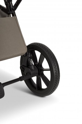 Kombinovaný kočárek Moon PIÚ 2025 Black chrome