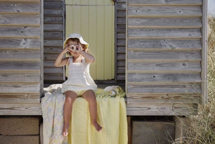 Sluneční klobouček Elodie Details - Pastel Braids