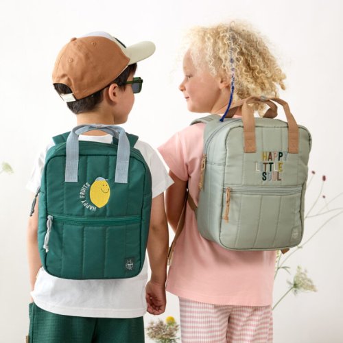 Batůžek Lässig Mini Square LITTLE GANG 2025 - Varianta: LÄSSIG Mini Square Backpack Little Gang cherry peach