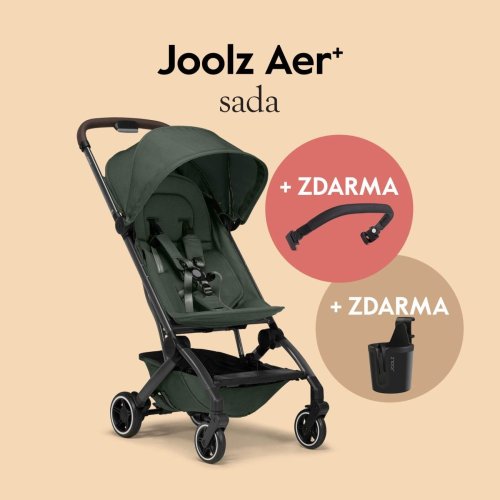 Sportovní kočárek Joolz AER+  SADA madlo a držadlo na nápoj ZDARMA