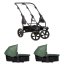 Set Tfk set duo2 frame 2025 - air chamber wheel + carrycot - Varianta: Tfk set duo2 frame 2025 - air chamber wheel + carrycot black